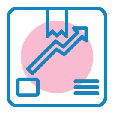 Büyüme. Web simgesi basit illüstrasyon