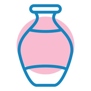 Sürahi. Web simgesi basit illüstrasyon