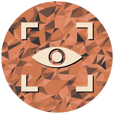 Göz simgesi vektör illüstrasyonu