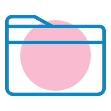 Dosya. Web simgesi basit illüstrasyon