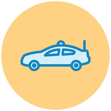 - Araba. Web simgesi basit illüstrasyon