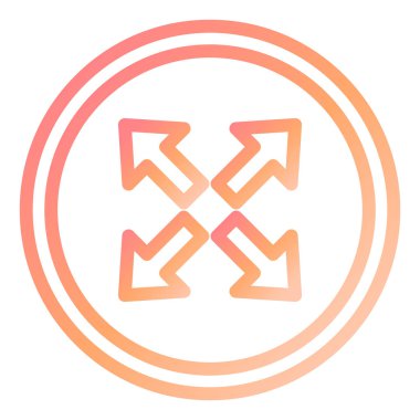 ok simgesi vektör illüstrasyonu