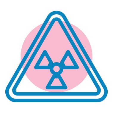 uyarı işareti simgesi. Tehlike sembolü. düz tasarım biçimi.