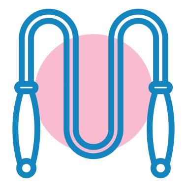 Bir ip simgesinin vektör illüstrasyonu