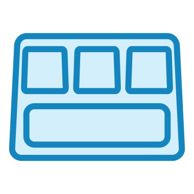 Modern b 'nin vektör illüstrasyonu eksik simgesi