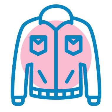 Kıyafetler. Web simgesi basit illüstrasyon