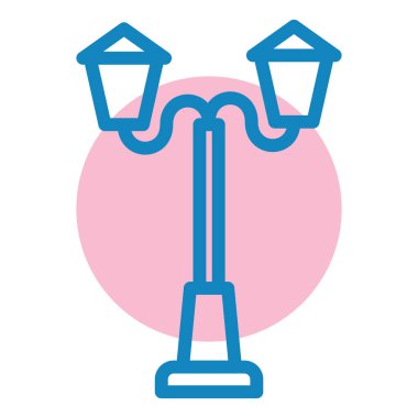 Sokak lambası. Web simgesi