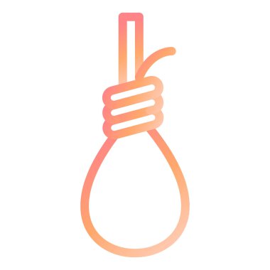 Darağacı modern ikon vektör illüstrasyonu 