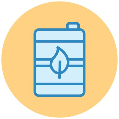 Petrol simgesinin vektör illüstrasyonu