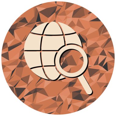 seo modern simgesinin vektör illüstrasyonu