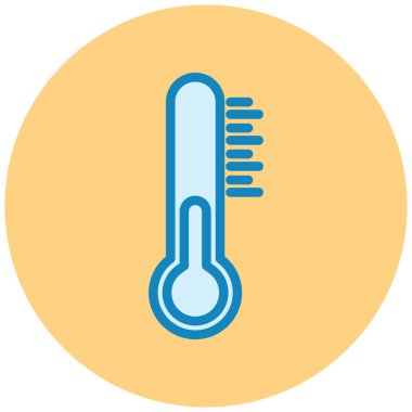 Termometre. Web simgesi basit tasarım