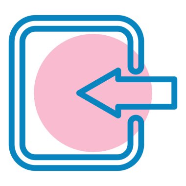 Ok. Web simgesi basit illüstrasyon