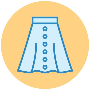 Elbise. Web simgesi basit illüstrasyon