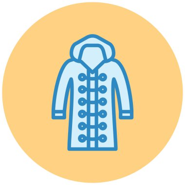 Kıyafetler. Web simgesi basit illüstrasyon