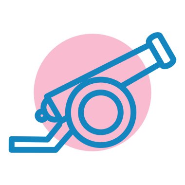 Islık. Web simgesi basit illüstrasyon