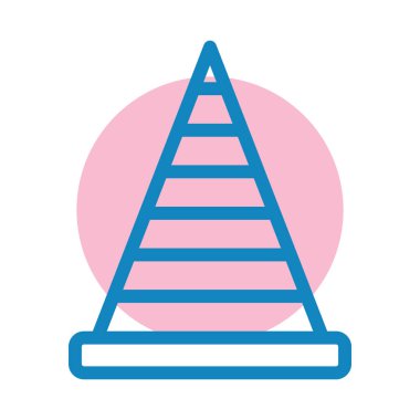 Koni. Web simgesi basit illüstrasyon