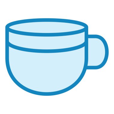 Bir fincan çay vektörü illüstrasyonu