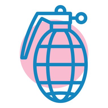 Askeri bıçak ikonu. vektör illüstrasyonu