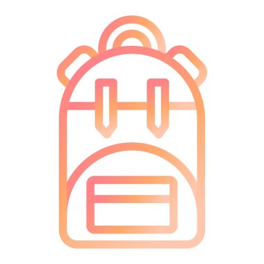 Çanta modern simge vektör illüstrasyonu