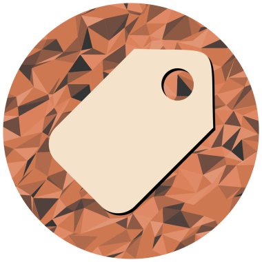 etiket simgesi vektör illüstrasyonu