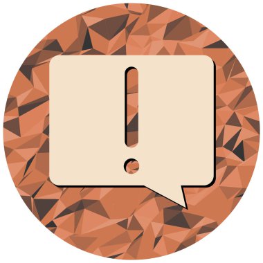 Konuşma balonu ikonu. vektör illüstrasyonu