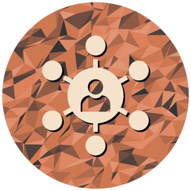 sosyal ağ simge vektör çizim