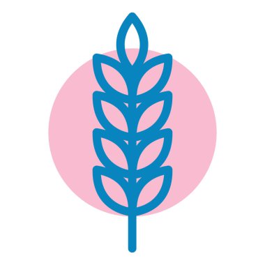 Buğday. Web simgesi basit illüstrasyon