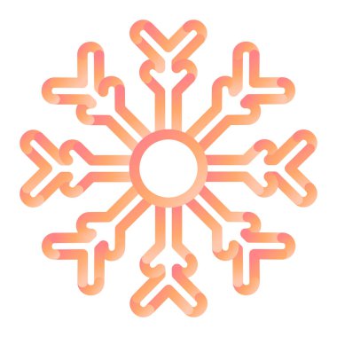 Kar Tanesi ikonu. ağ için düz kar vektör simgeleri