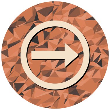 ok simgesi vektör illüstrasyonu