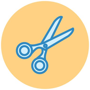 makas simgesi vektör illüstrasyonu