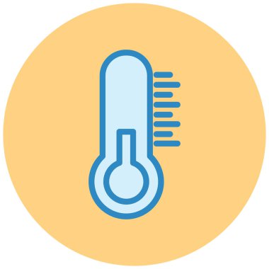 Termometre. Web simgesi basit tasarım
