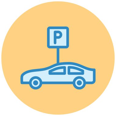 - Araba. Web simgesi basit illüstrasyon