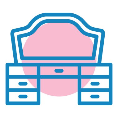 Dolap. Web simgesi basit illüstrasyon