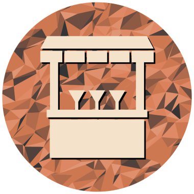 Bir alışveriş için arka plan vektör çizimi