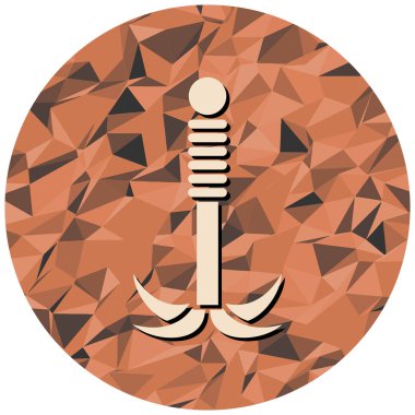 Balık oltasının vektör çizimi