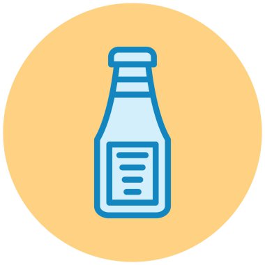 Ketçap şişesi. Basit tasarım