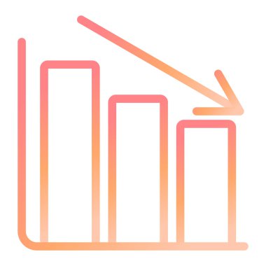 Bar çizelgesi. Web simgesi