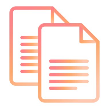 Dosyalar. Web simgesi basit illüstrasyon