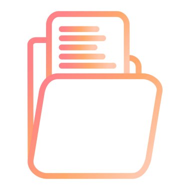 Dosya. Web simgesi basit tasarım 