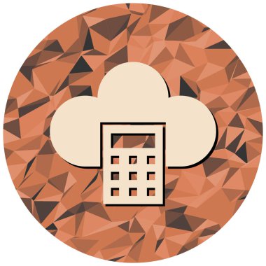 Bulut hesaplama. Web simgesi