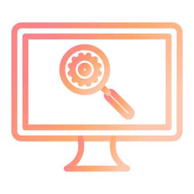 İyimserleştirme simgesi. vektör illüstrasyonu