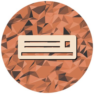 Modern simge işaretinin vektör illüstrasyonu.