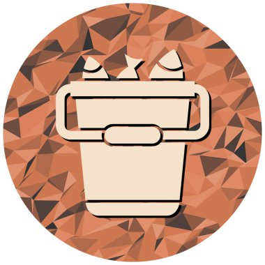 şirin çizgi film simgesinin vektör illüstrasyonu