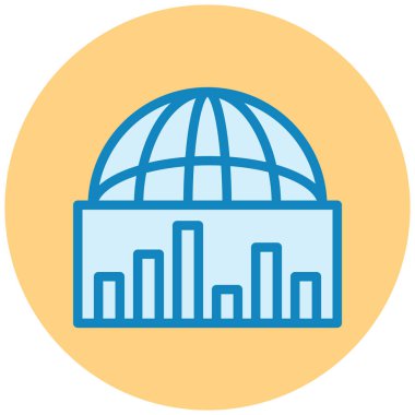 Seo ve ticari simgenin vektör illüstrasyonu