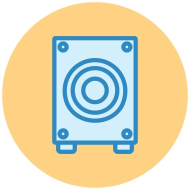 Müzik. Web simgesi basit tasarım