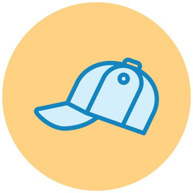 Şapka. Web simgesi basit illüstrasyon