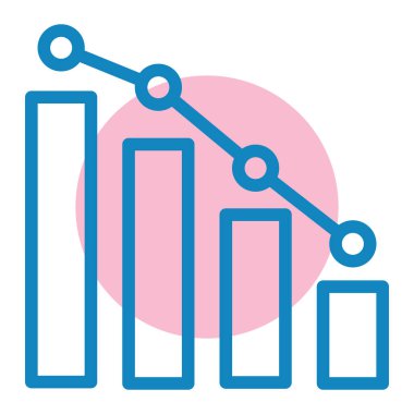Analizler. Web simgesi basit illüstrasyon