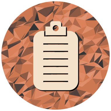 Modern simge işaretinin vektör illüstrasyonu.