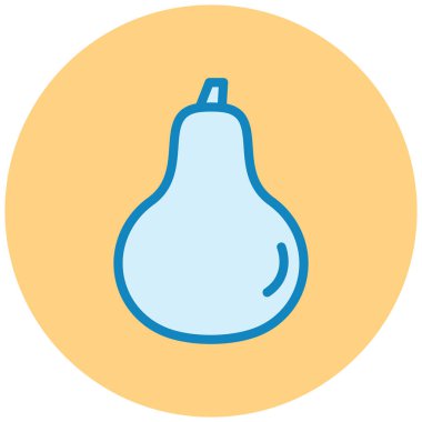 Balkabağım. Web simgesi basit illüstrasyon