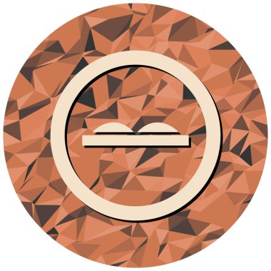 Modern yol simgesinin vektör illüstrasyonu